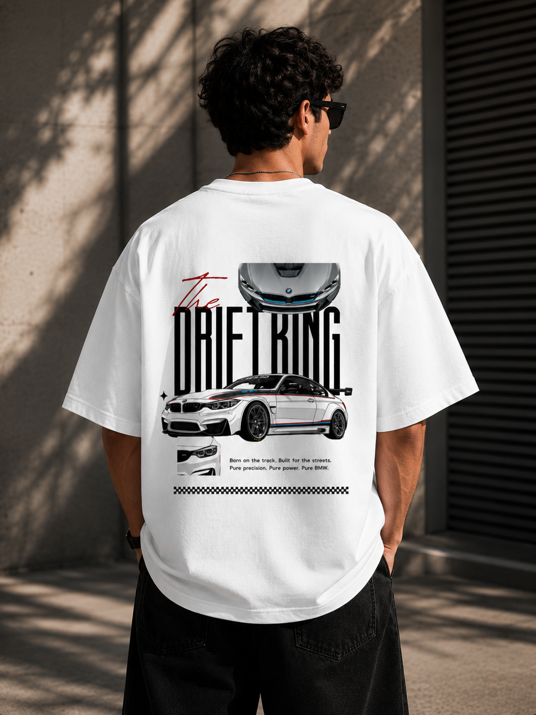Drift King Unisex Oversized T-Shirt | VELOR