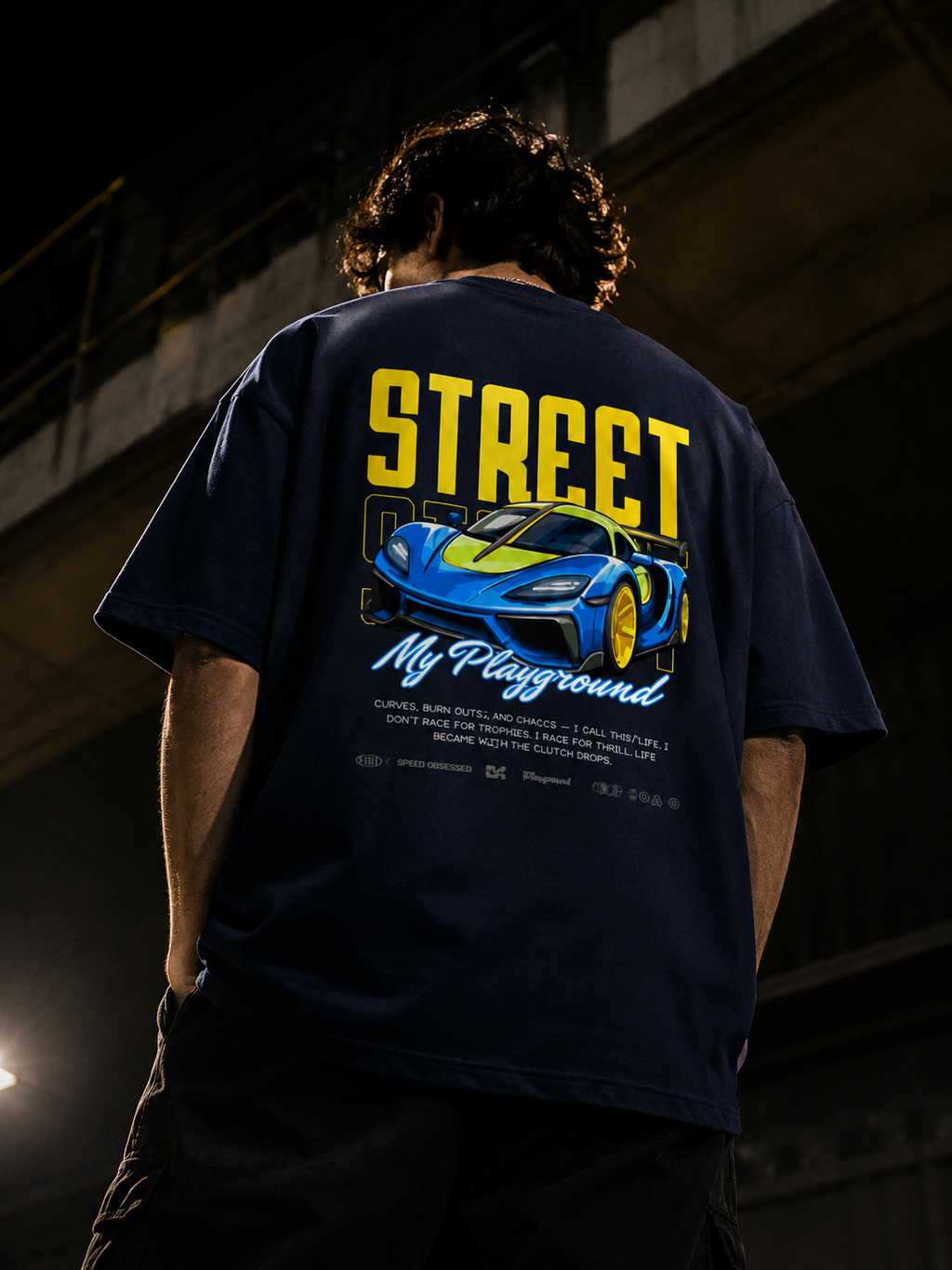 Street Racer Unisex Oversized T-Shirt | VELOR