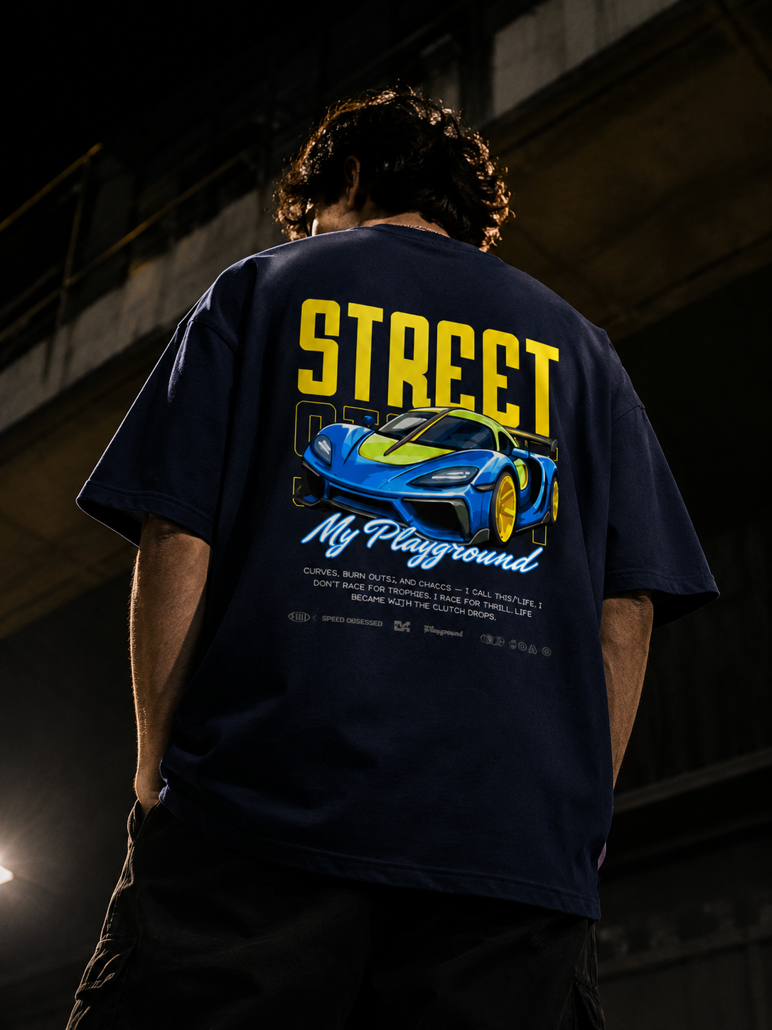 Street Racer Unisex Oversized T-Shirt | VELOR