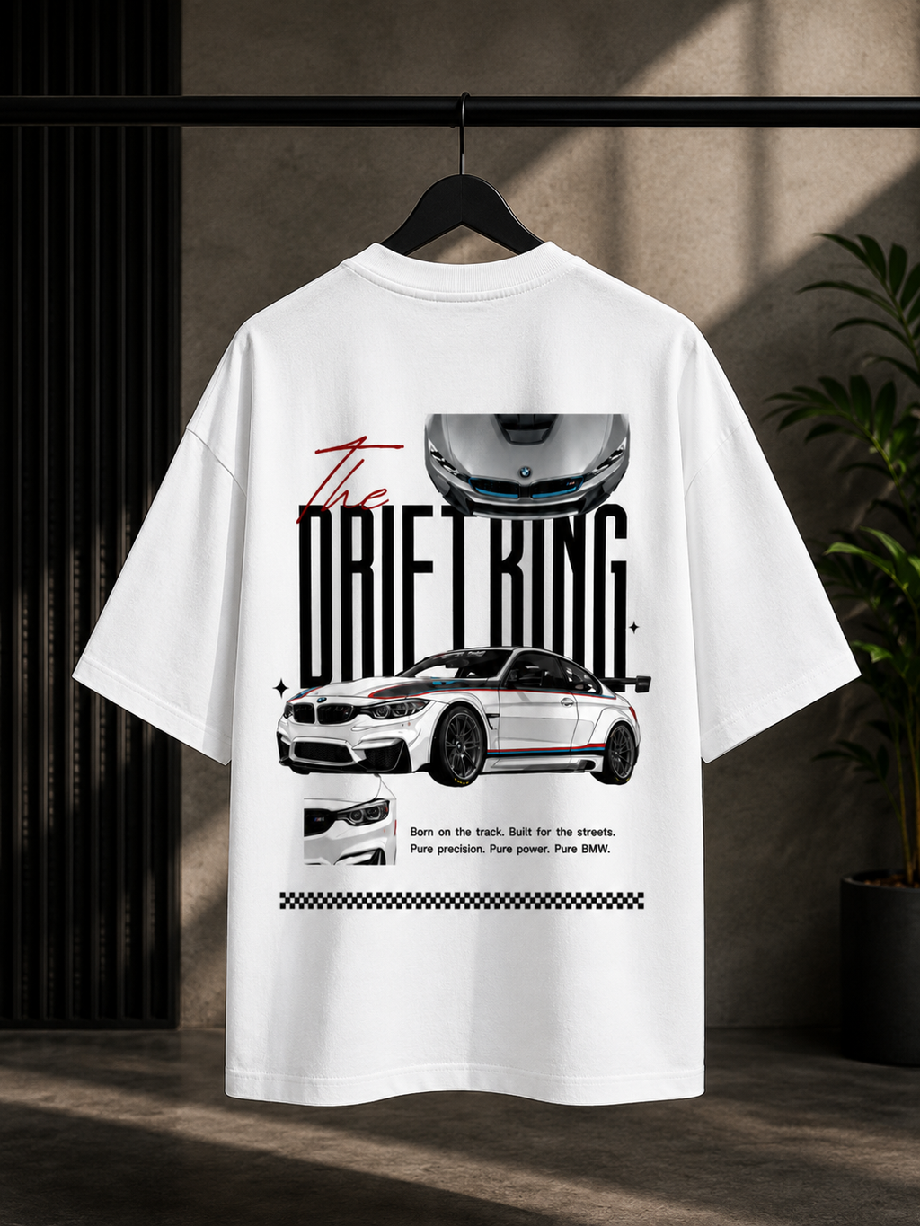 Drift King Unisex Oversized T-Shirt | VELOR